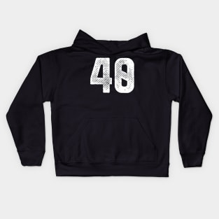 Rough Number 40 Kids Hoodie